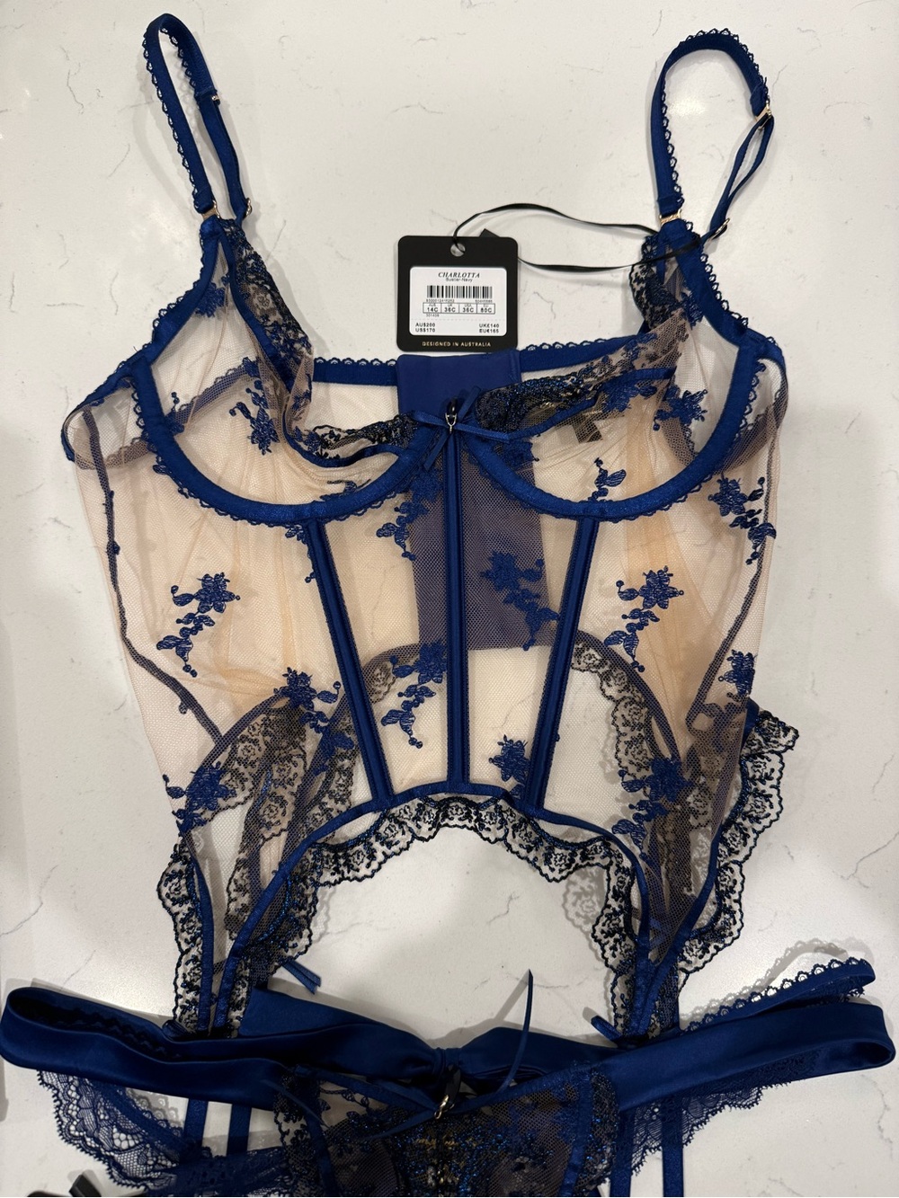 Charlotta Honey Birdette Bustier (36C)